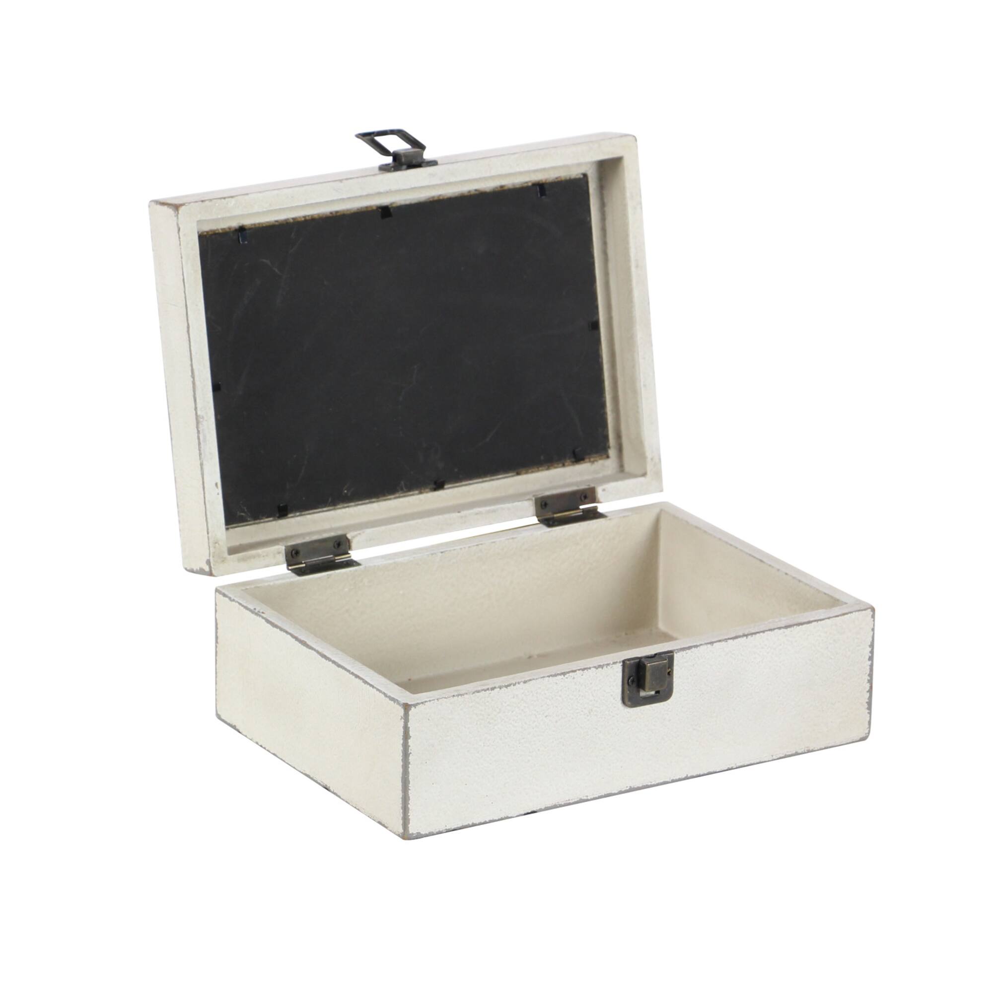 White Wood Farmhouse Box Set, 8" & 10"